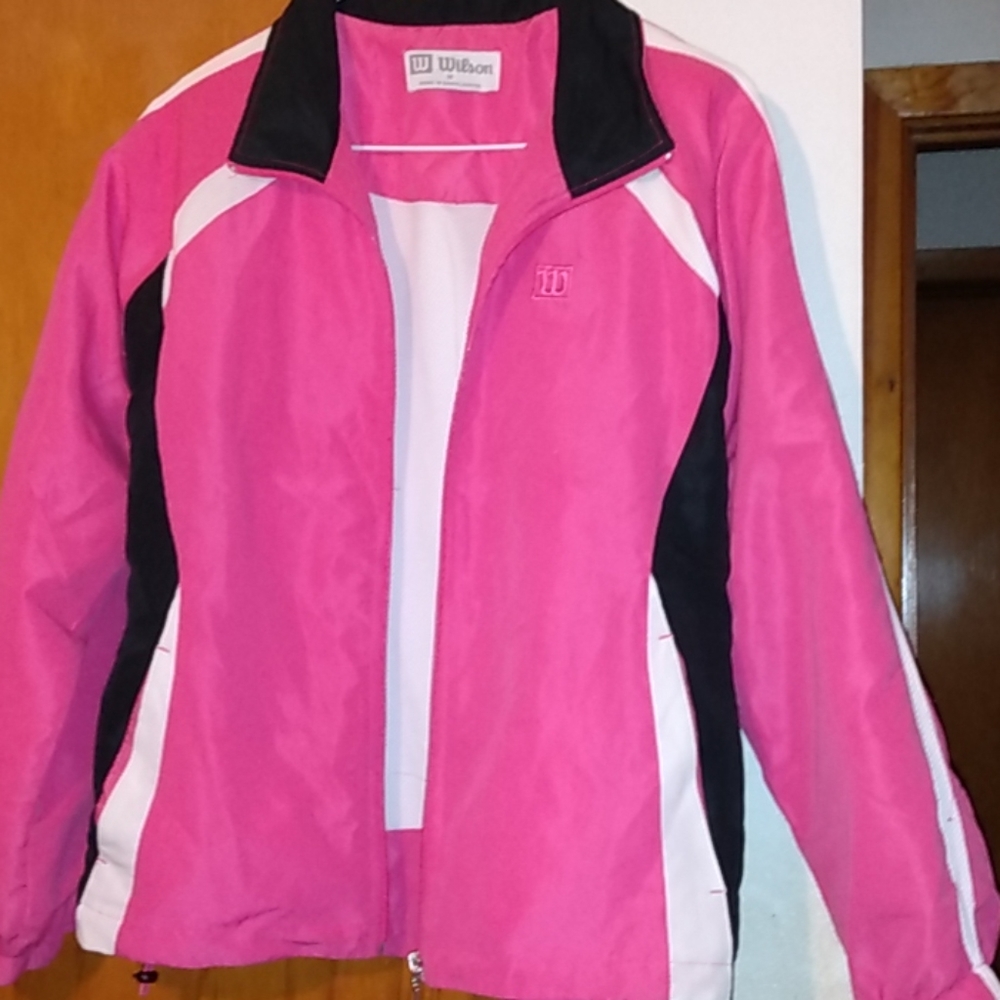 Wilson wind breaker jacket sz medium